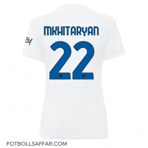 Inter Milan Henrikh Mkhitaryan #22 Bortatröja Dam 2023-24 Kortärmad